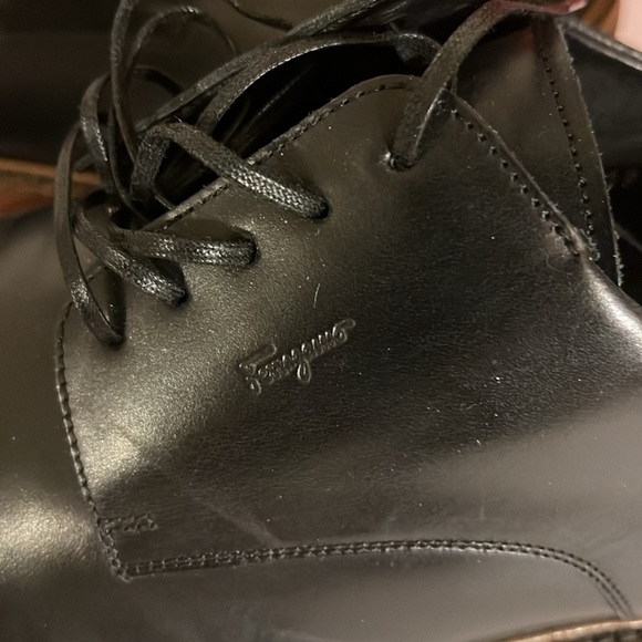 Brand new never worm black lace size 10 Ferragamo casual shoes main image 7